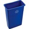 Global Industrial Rectangle Recycling Blue, Plastic 261902RBL - alternate 3